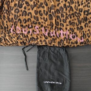 Louis Vuitton Leopard Print Scarf Shawl